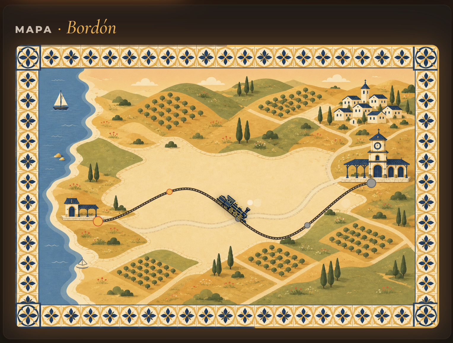 Mapa Bordón — tu camino paso a paso