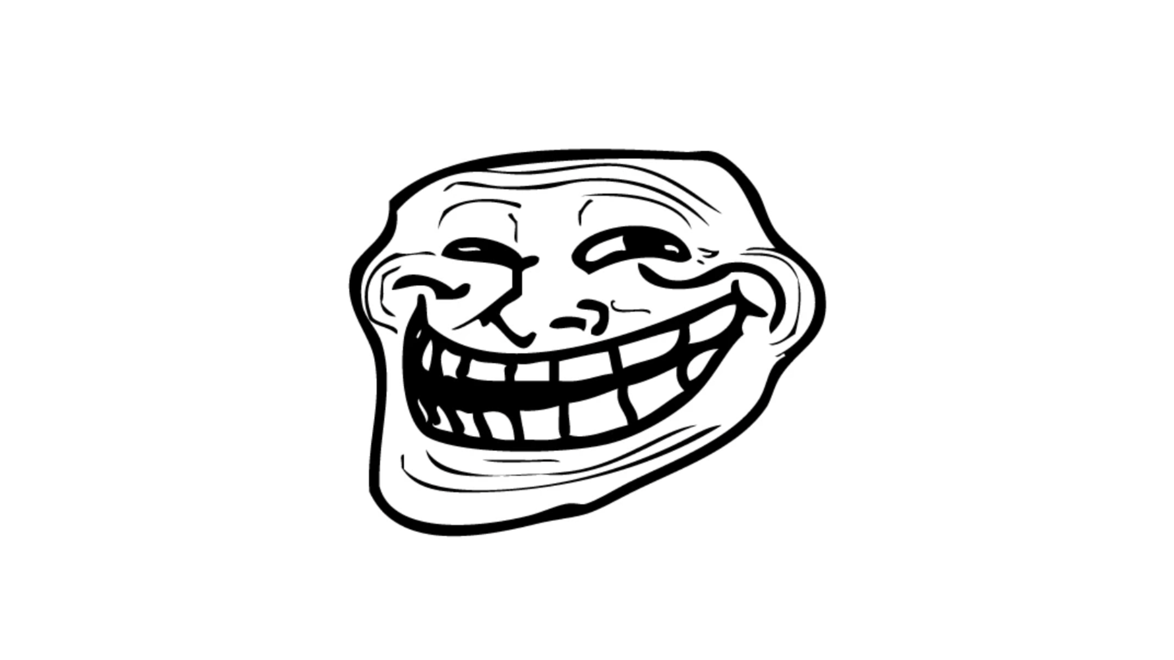Troll riendo